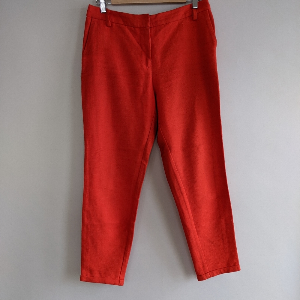Brilliantly red trousers